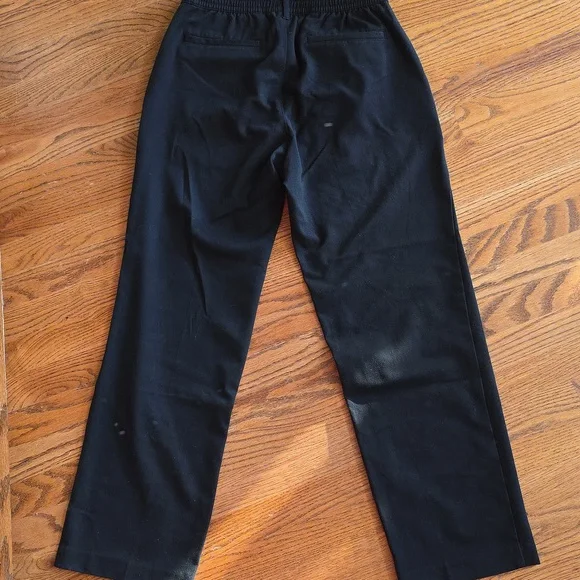 GAP Men's Black Cozy Drape Pants - Picture 4 of 5